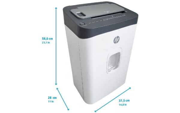 1708428_3 - Mediatech HP Aktenvernichter One Shredder Auto 200CC bis 200 Blatt, 28 Liter, Sicherheitsstufe 4