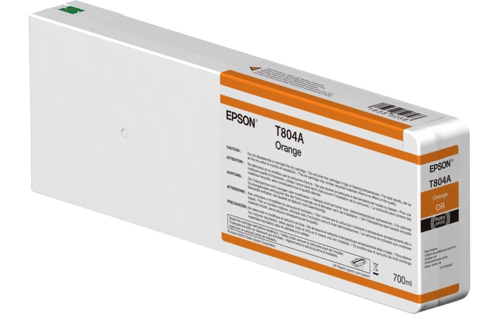 1708886 - Mediatech Tinte Epson T804A00, orange SC-P 6000 STD 700ml kaufen Schweiz | Mediatech.ch