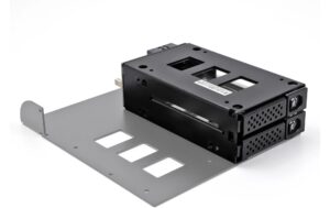 1709026_5 - Mediatech Delock Slim Bay Wechselrahmen für 2x2.5 U.2 NVMe SSD