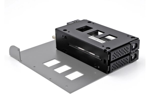 1709026_5 - Mediatech Delock Slim Bay Wechselrahmen für 2x2.5 U.2 NVMe SSD