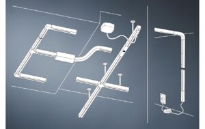 Paulmann URail System Light&Easy Schiene 1.5m Schwarz matt 230V Metall