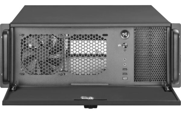 1711144_2 - Mediatech Silverstone SST-RM42-502 servergeh. 4U, PS2 (ATX), 2x 5.25, 2x 3.5, 4x 2.5