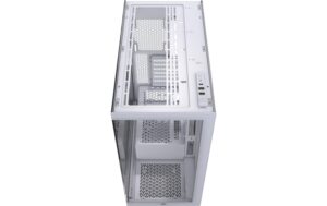 Corsair Midi Tower 3500X TG Weiss ohne Lüfter vorinstalliert