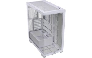 Corsair Midi Tower 3500X TG Weiss ohne Lüfter vorinstalliert