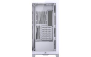 Corsair Midi Tower 3500X TG Weiss ohne Lüfter vorinstalliert