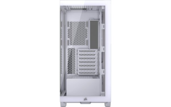 Corsair Midi Tower 3500X TG Weiss ohne Lüfter vorinstalliert