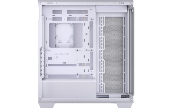 Corsair Midi Tower 3500X TG Weiss ohne Lüfter vorinstalliert