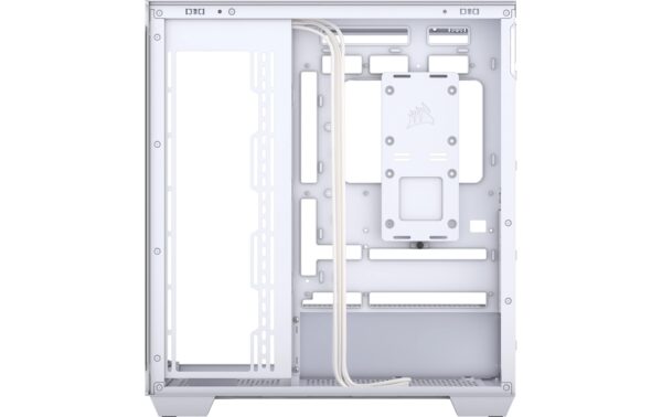 Corsair Midi Tower 3500X TG Weiss ohne Lüfter vorinstalliert