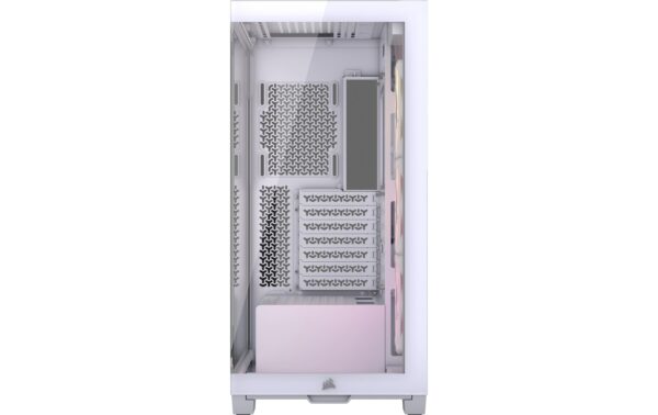 Corsair Midi Tower 3500X IL ARGB TG Weiss 3x RX120 Icue Link-Lüfter und HUB vorinst.