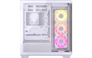 Corsair Midi Tower 3500X IL ARGB TG Weiss 3x RX120 Icue Link-Lüfter und HUB vorinst.