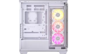 Corsair Midi Tower 3500X IL ARGB TG Weiss 3x RX120 Icue Link-Lüfter und HUB vorinst.