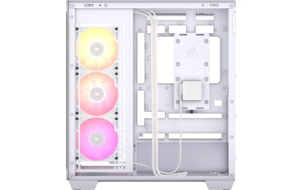 Corsair Midi Tower 3500X IL ARGB TG Weiss 3x RX120 Icue Link-Lüfter und HUB vorinst.