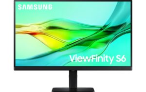 Samsung, Monitor ViewFinity S6 LS27D600UAUX 2560x1440, 100Hz, HDMI/DP, KVM, USB-C 90W
