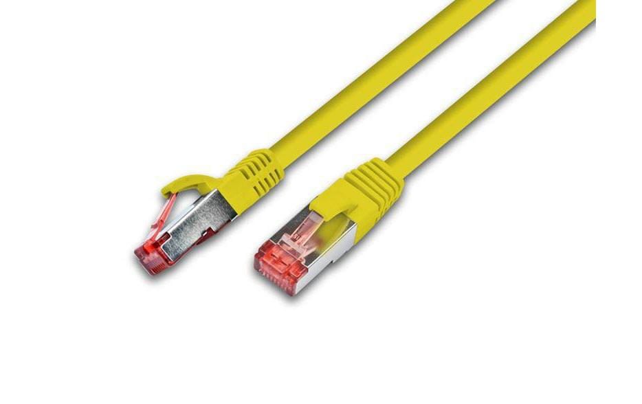 171731 - Mediatech Wirewin Patchkabel: S/FTP, 7.5m, gelb Cat.6A, AWG26, 10Gbps, 500MHz, LSOH