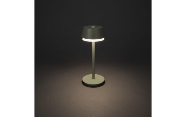 Konstsmide USB-Tischleuchte Lyon Mint LED RGBW, Akku, Dimmbar / IP54