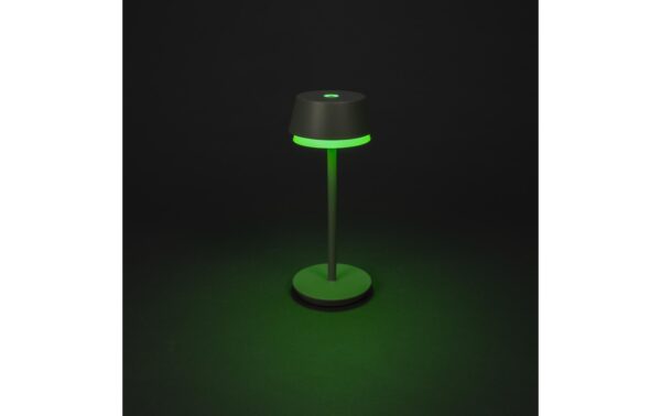 Konstsmide USB-Tischleuchte Lyon Mint LED RGBW, Akku, Dimmbar / IP54