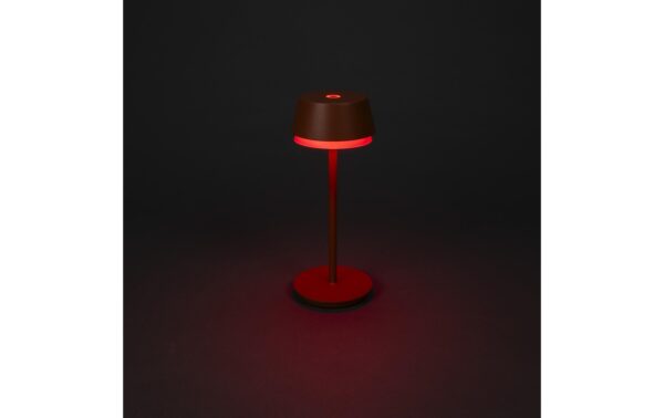 Konstsmide USB-Tischleuchte Lyon Terracotta LED RGBW, Akku, Dimmbar / IP54