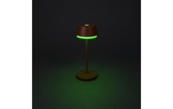 Konstsmide USB-Tischleuchte Lyon Terracotta LED RGBW, Akku, Dimmbar / IP54
