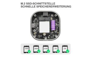 4smarts MagSafe SSD Gehäuse mit Kickstand bis 2TB SSD für Smartphone