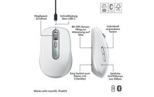 Logitech MX Anywhere 3s for Mac pale grey 