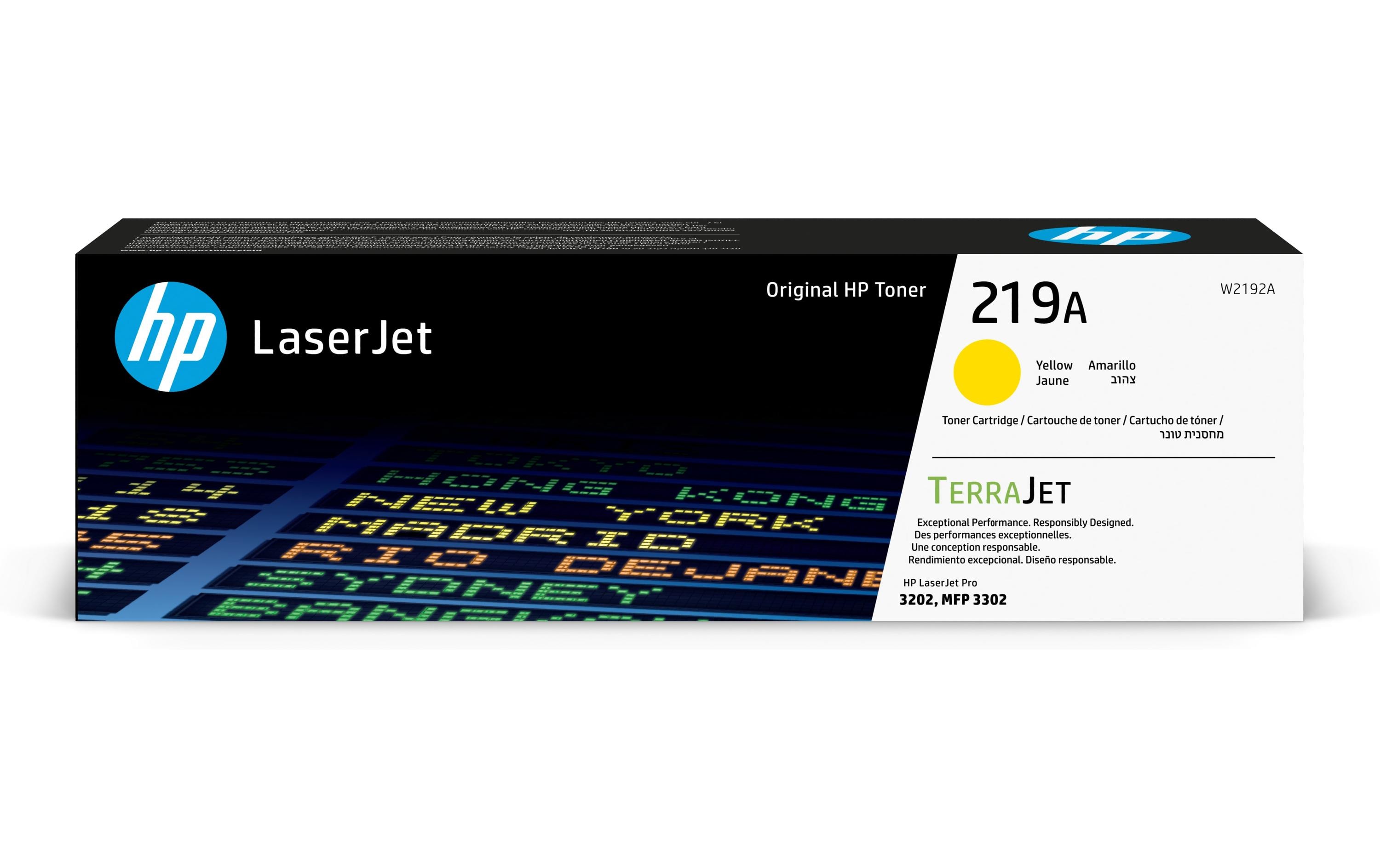 HP Toner 219A - Yellow (W2192A) Seitenkapazität ~ 1'200 Seiten
