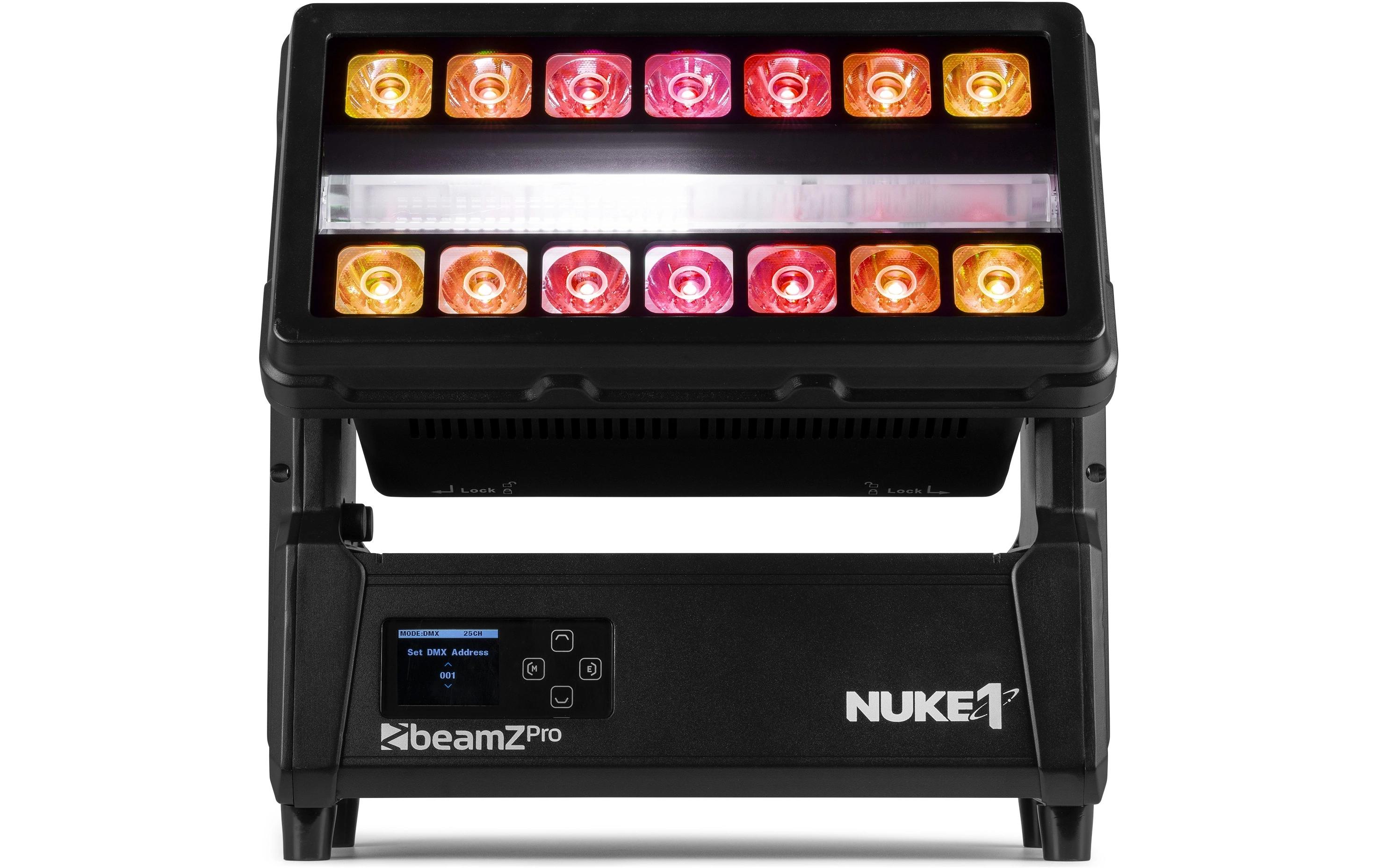 1719981_1 - Mediatech BeamZ Pro Nuke1 Wall Wash Strobe, IP65, 96x10W CW, RGBW