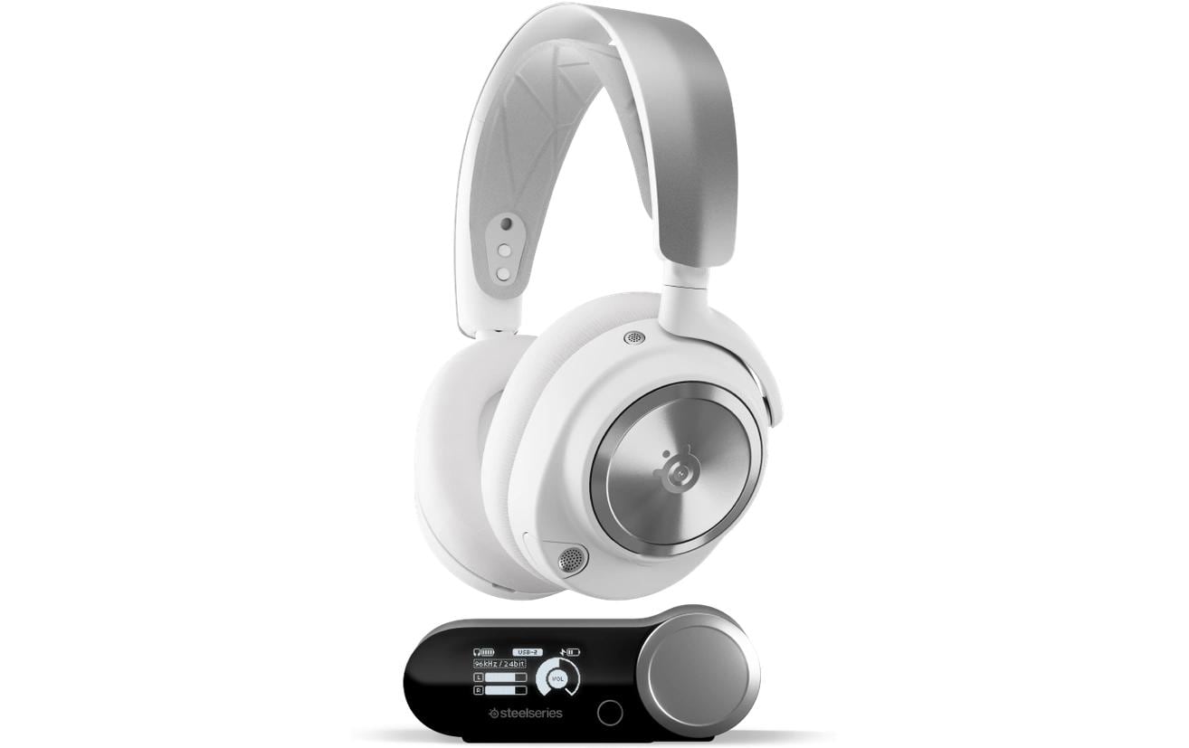 1721048 - Mediatech SteelSeries Arctis Nova Pro WL White DTS Headphone:X / 10–40,000 Hz / PC, PS4