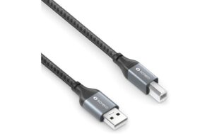 1721076_2 - Mediatech Sonero USB-A - USB-B Kabel, 5.0m Nylon Mantel, USB 2.0, 480Mbps