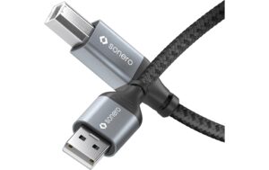 1721076_4 - Mediatech Sonero USB-A - USB-B Kabel, 5.0m Nylon Mantel, USB 2.0, 480Mbps