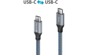 1721110_2 - Mediatech Sonero USB-C - USB-C Kabel, 1.0m Nylon Mantel, USB 3.2 Gen2, 10Gbps