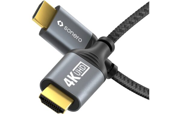 Sonero 4K HDMI Kabel, 2.0m Nylon Mantel, 4K/60Hz