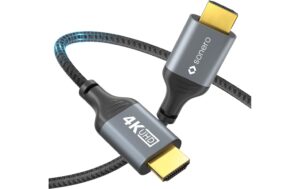 Sonero 4K HDMI Kabel, 2.0m Nylon Mantel, 4K/60Hz