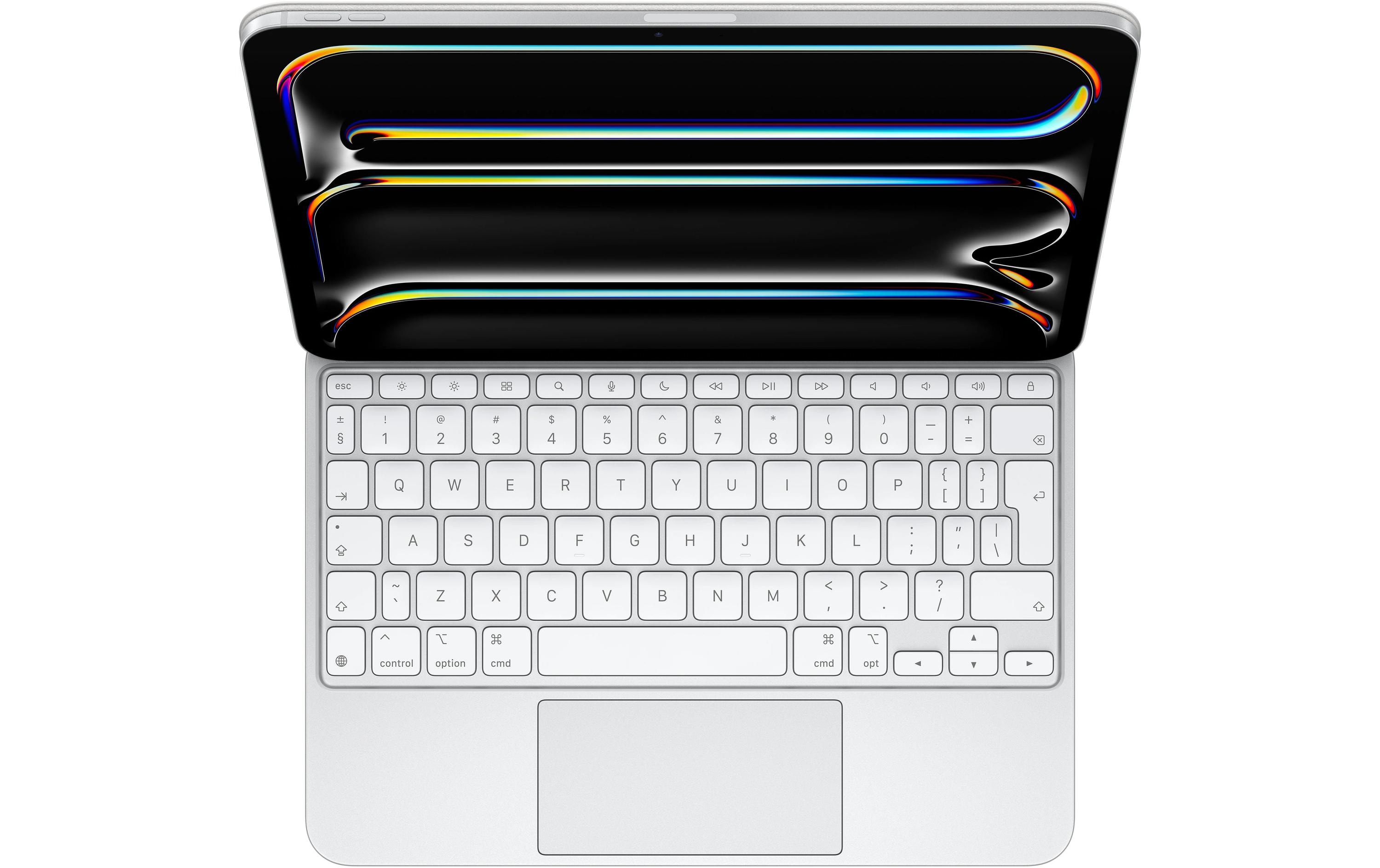 1721930_1 - Mediatech Apple Magic Keyboard Swiss White fürs iPad Pro 11 M4