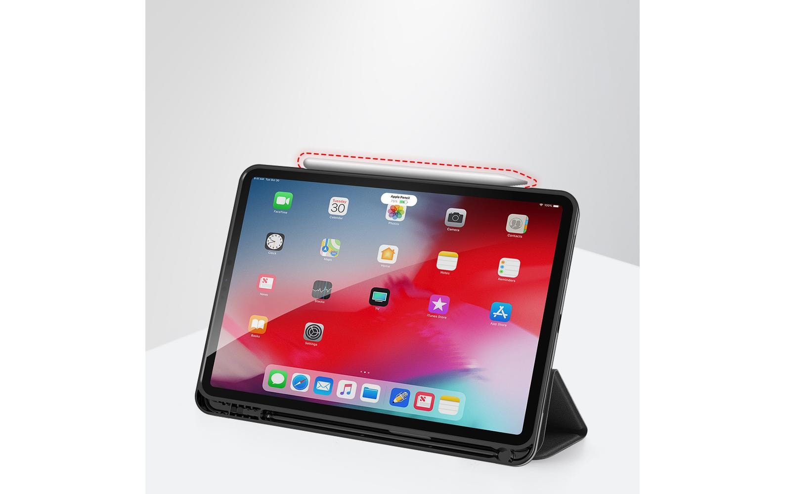 1723683_1 - Mediatech Nevox Vario Series Bookcase Grey iPad Air 2024 13