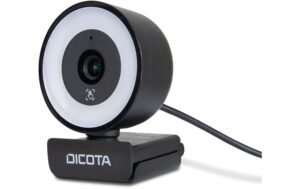 1723848_3 - Mediatech Dicota Webcam mit Ringlicht 5MP 3-stufige Ringlicht-Beleuchtung