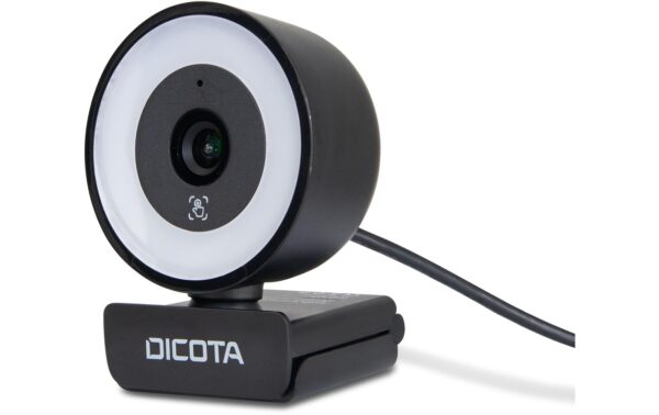 1723848_3 - Mediatech Dicota Webcam mit Ringlicht 5MP 3-stufige Ringlicht-Beleuchtung