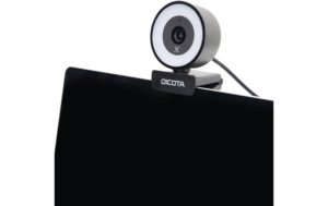 1723848_4 - Mediatech Dicota Webcam mit Ringlicht 5MP 3-stufige Ringlicht-Beleuchtung
