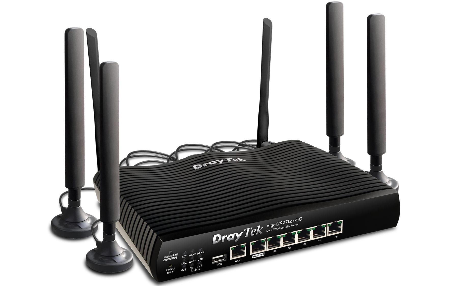 1724639 - Mediatech Draytek 2927L-LAX5G: 5G-WiFi-6 Router 3.6Gbps 5G, 50xVPN, 5xGE, VLAN kaufen Schweiz | Mediatech.ch