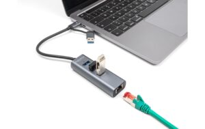 1728833_2 - Mediatech Delock 3 Port USB Hub + Gigabit LAN mit USB Typ-C oder Typ-A