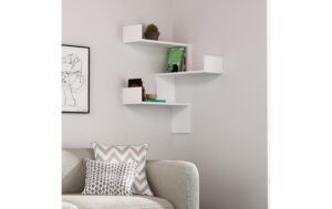 1729768_1 - Mediatech Woody Fashion Wandregal Luksa Weiss Span melaminbeschichtet, 60x60x90cm
