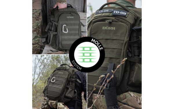Dörr Rucksack ProTac Jacquard oliv