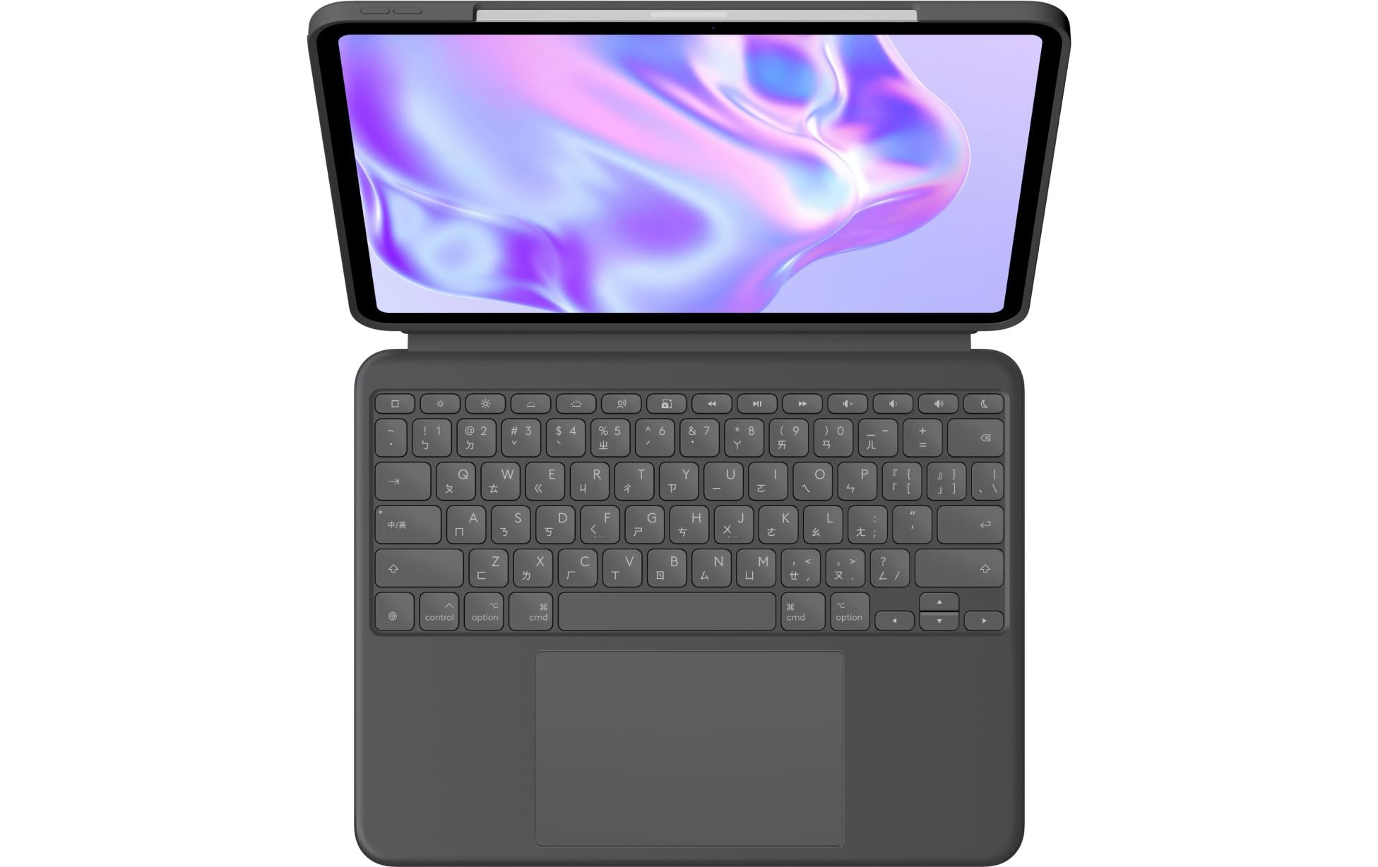1730621_1 - Mediatech Logitech Combo Touch iPad Pro 13 (M4) iPad Pro 13 (M4) graphite
