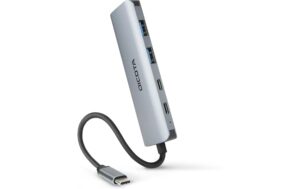 DICOTA USB-C 4-in-1 Highspeed Hub 10 Gbps silber