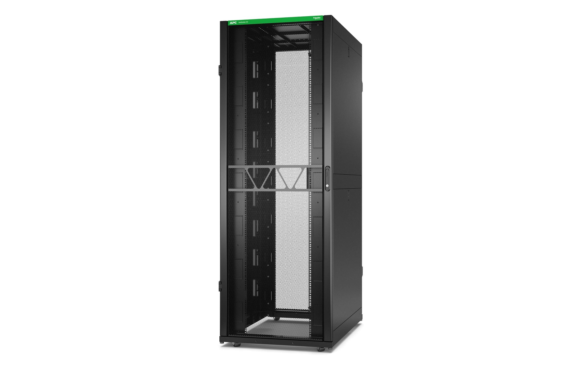 1732320 - Mediatech APC Netzwerkschrank SX 2nd Gen AR3387B2 48HE, Breite 800mm, weiss kaufen Schweiz | Mediatech.ch