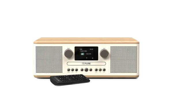Pure DAB+ Radio Classic C-D6 Weiss, CD, Wecker, Timer, dimmbares Display