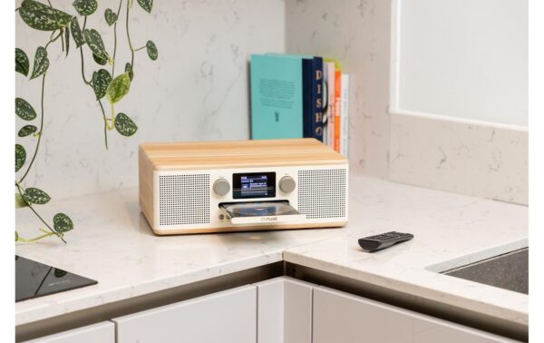 Pure DAB+ Radio Classic C-D6 Weiss, CD, Wecker, Timer, dimmbares Display