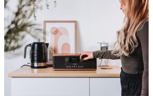 Pure DAB+ Radio Classic C-D6 Black, CD, Wecker, Timer, dimmbares Display