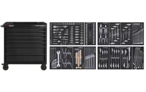 Werkstattwagen BT900 211-tlg. Basic Trolley 7 Schubladen schwarz