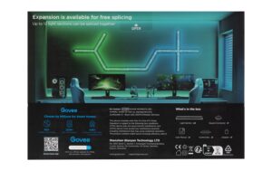 Govee Gaming Wall light RGBIC-Segmentfarben, 36V/2A