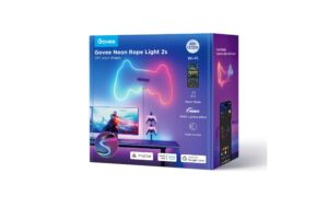 1733135_2 - Mediatech Govee LED Streifen Neon Matter schwarz, 4M, 24V, RGBIC